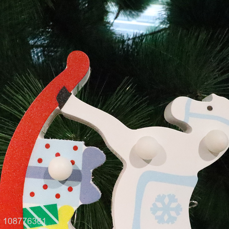 Latest products christmas hanging ornaments with lights