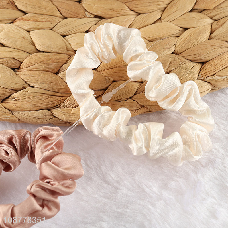 Hot sale 2pcs elastic hair scrunchies hair ties