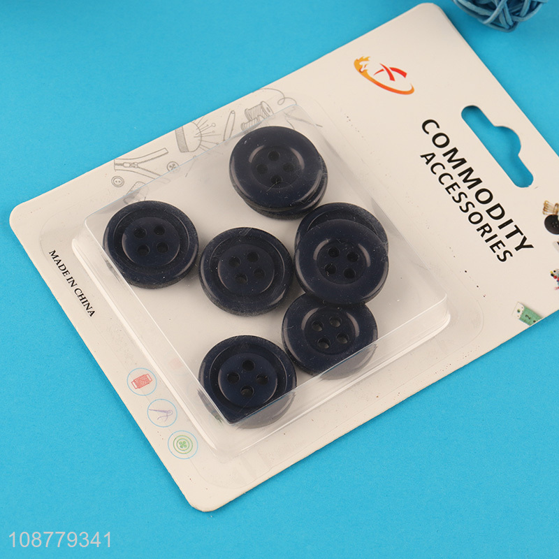 Factory price round 4-hole resin buttons for sewing