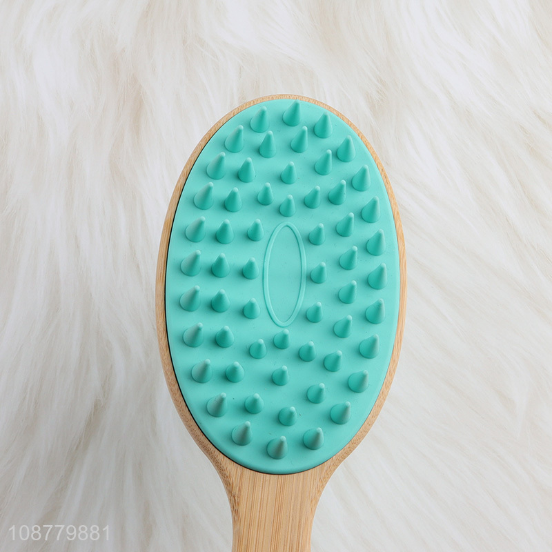 Hot sale double-sided silicone bath massage brush