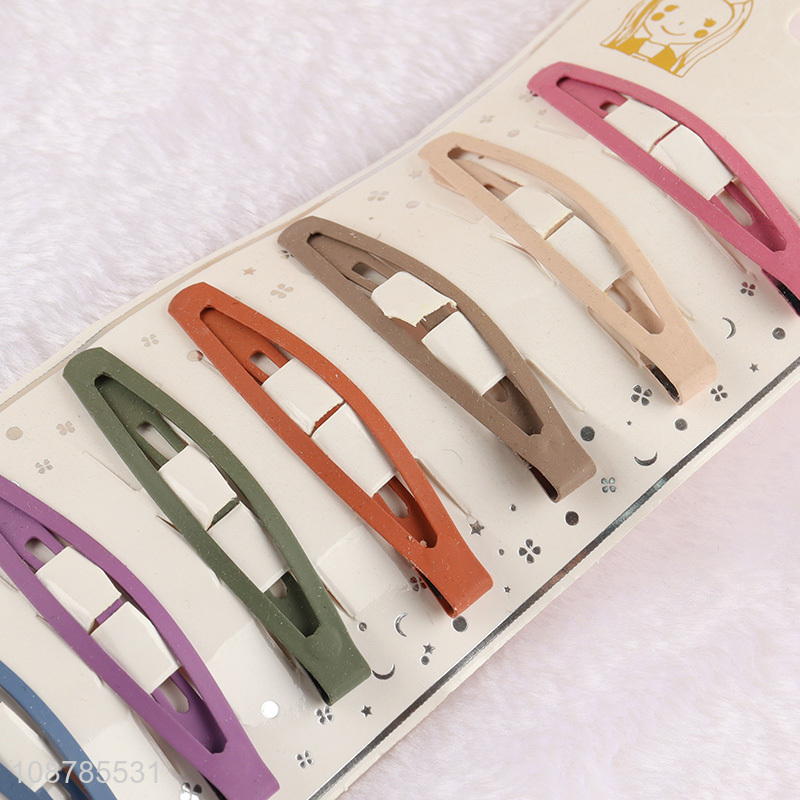 Factory supply colorful alloy hairpin set