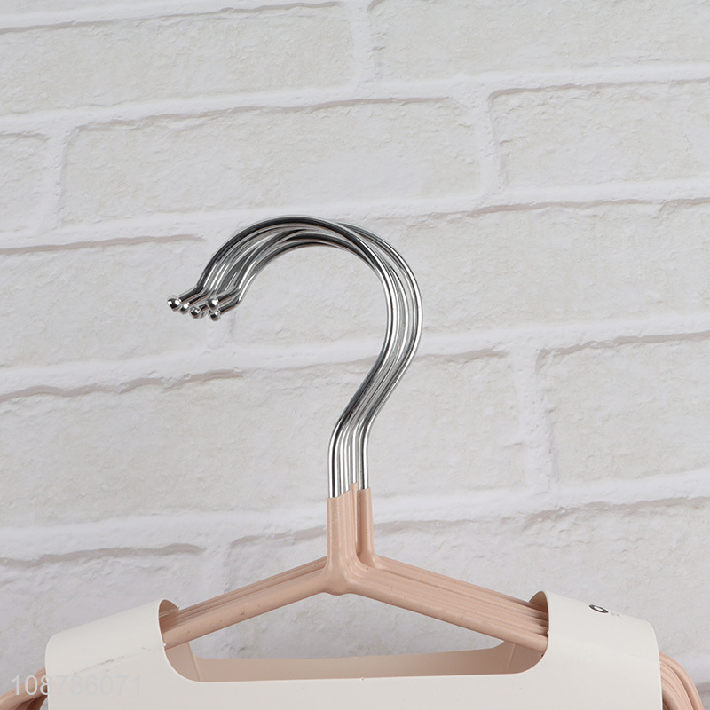 New arrival 8pcs pvc coated clothes hangers for kids