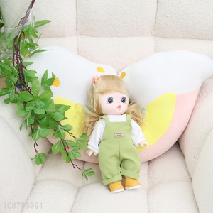 Good quality cute long hair girl doll baby toys