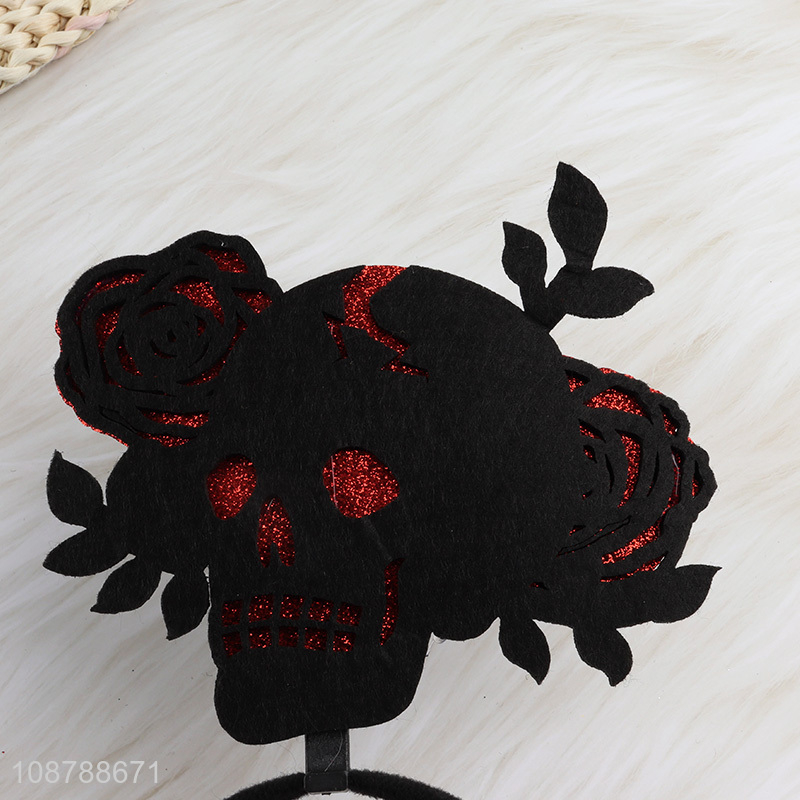 Wholesale Halloween Skull Hair Hoop Halloween Party Favors