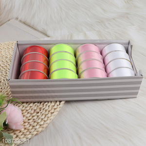 Good quality 16pcs polyester ribbons for gift wrapping