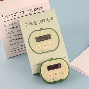 Yiwu market cartoon fruit digital timer for cooking learning