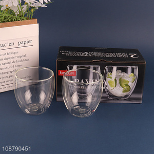 Hot items 2pcs <em>glass</em> water <em>cup</em> drinking <em>cup</em>