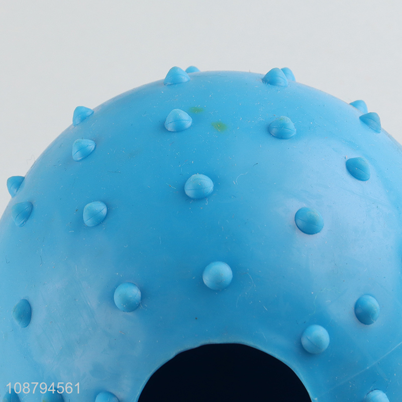 New product blue pets leaky food toys ball