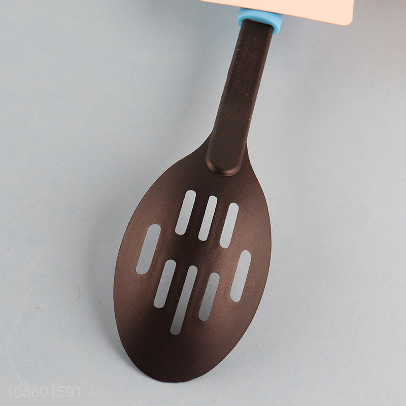 China imports heat resistant non-stick nylon slotted ladle