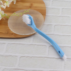 Factory price double-headed shoes brush cleaning brush