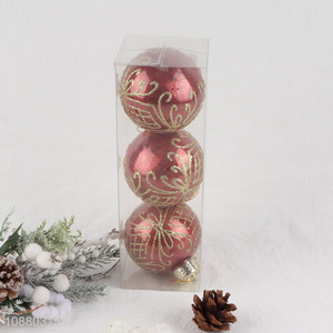 China supplier xmas tree decoration 3pcs christmas ball