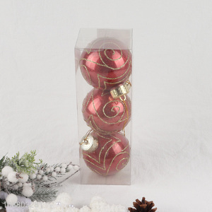 Low price round christmas hanging ornaments christmas ball