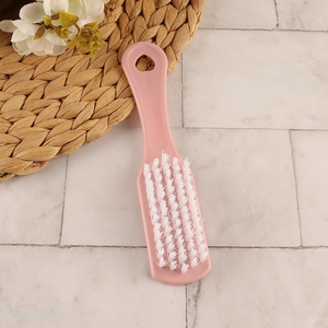 Good quality heavy duty plastic handle shoe scrubbing brush