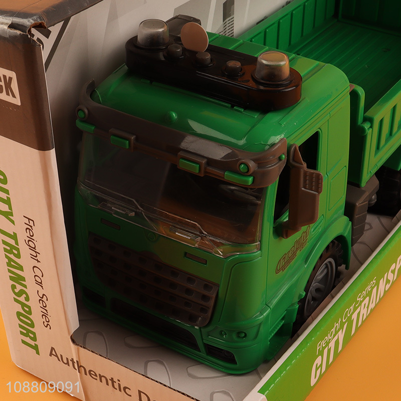 Good selling inertial transport truck toy for children