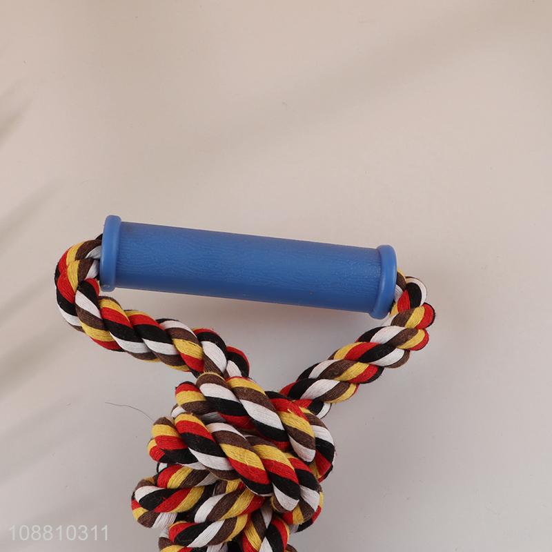 Latest products pets dog cotton rope chew toys teething toys