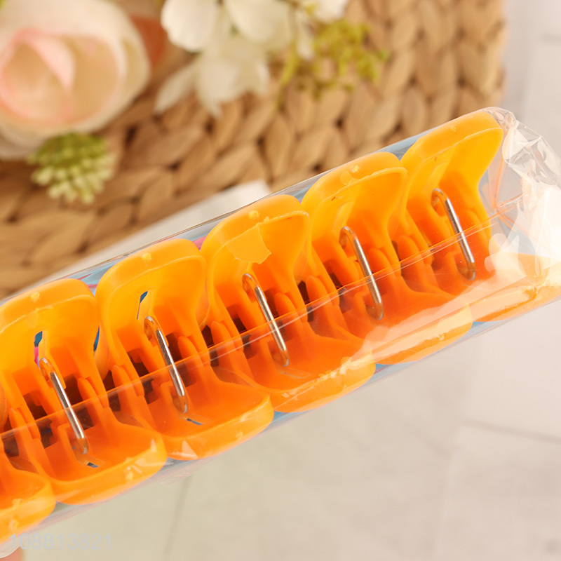 Wholesale 24pcs heavy duty plastic clothes clips pegs