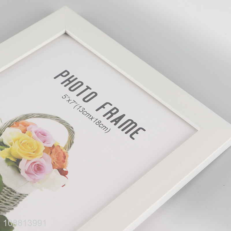 Hot Selling 5*7Inch Plastic Picture Frame for Desktop Decor