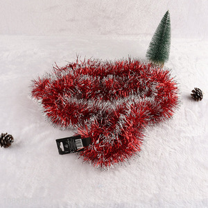 Good quality Christmas tinsel garland for Xmas tree decor