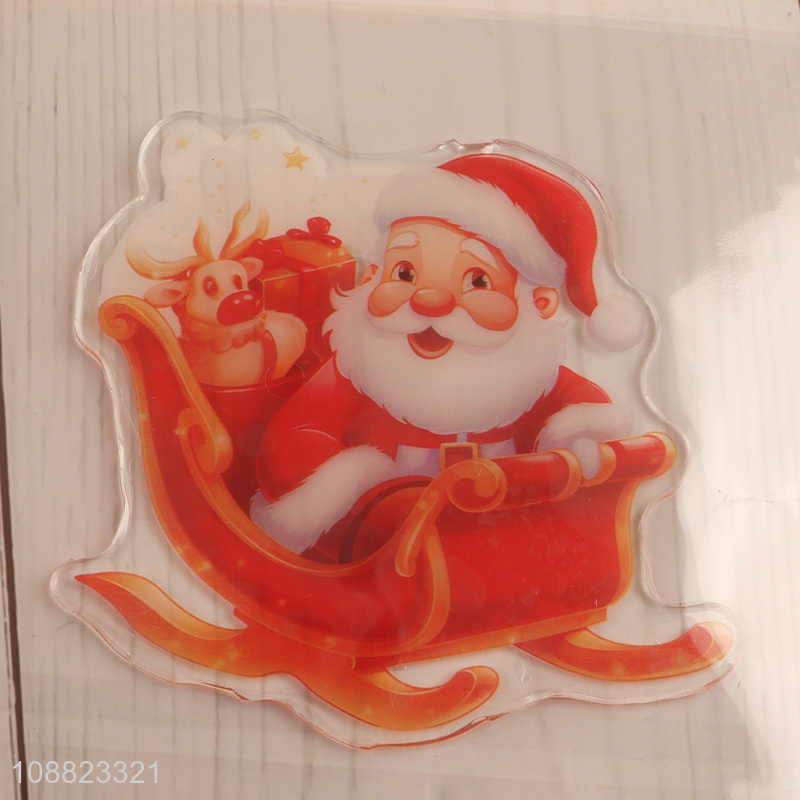 Factory Supply Reusable Christmas Window Clings for Holiday Decor