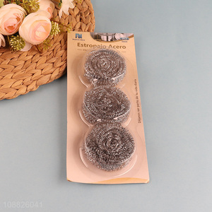 China supplier 3pcs kitchen cleaning scourer ball