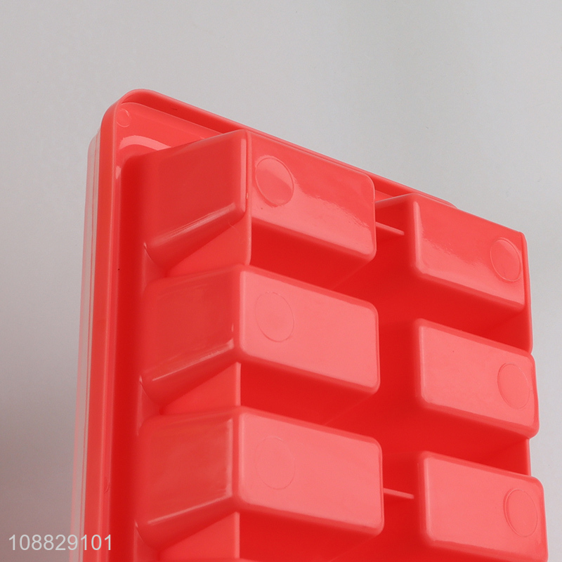 Online Wholesale 16-Cavity BPA Free Plastic Ice Cube Tray with Lid