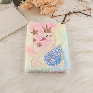 Yiwu market animal plush hardcover writing notebook