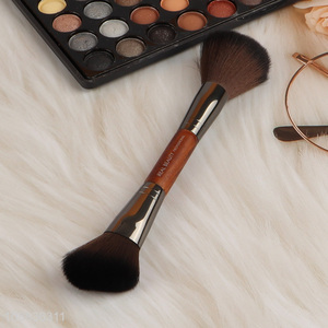 Hot selling double ended makeup brush contour brush blusher brush