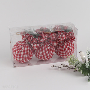 New arrival 3pcs Christmas balls ornaments for Christmas tree decor