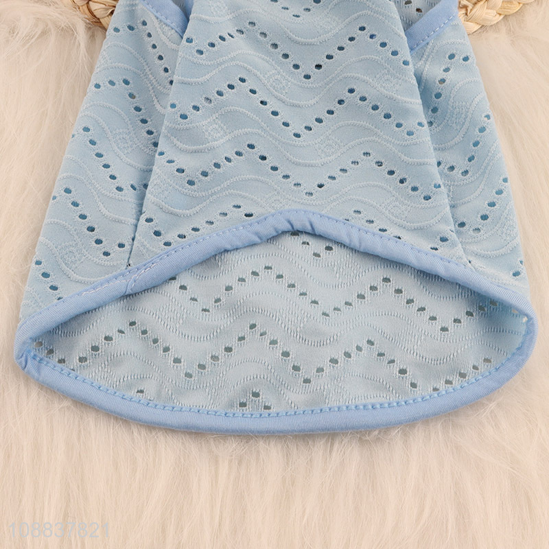 Hot selling summer pet clothes cotton dog sling vest for cat