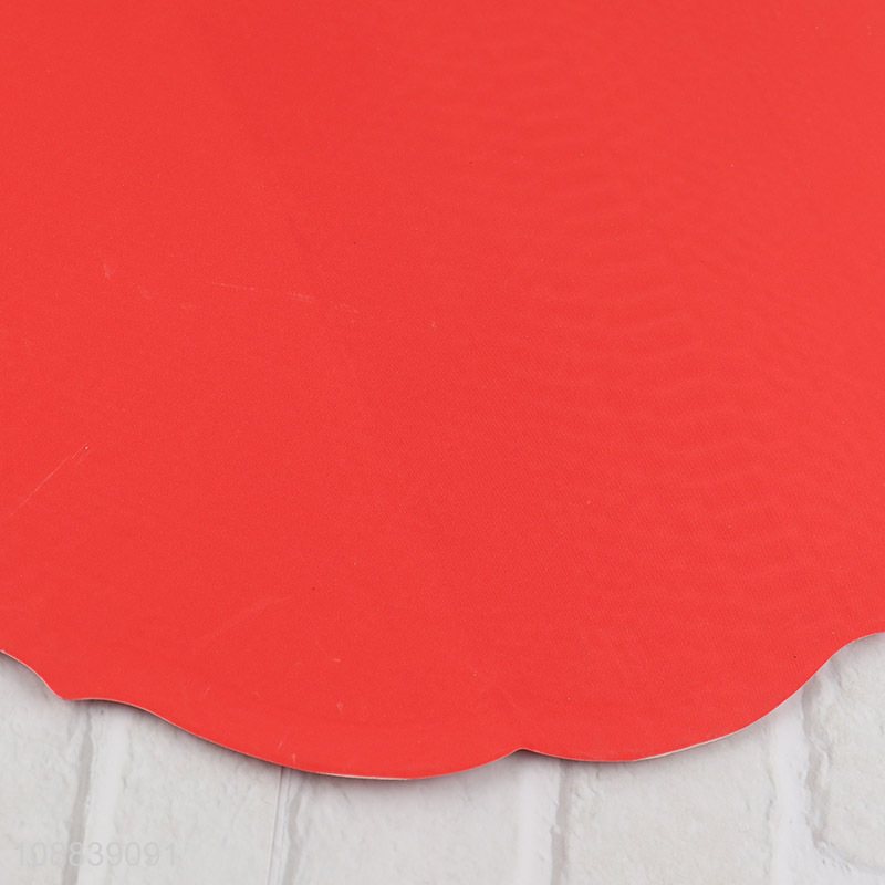 Hot items red non-slip place mat dinner mat for sale