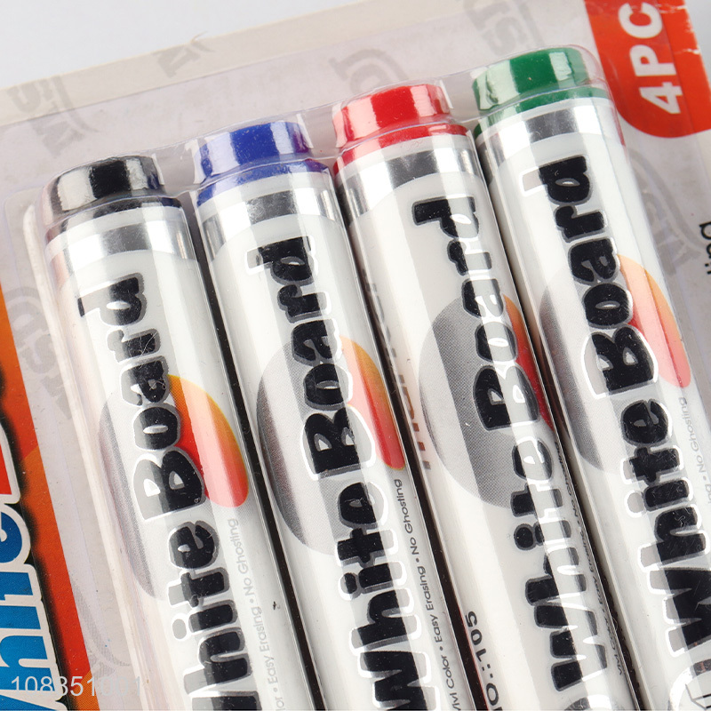 Good quality 4pcs whiteboard markers dry erase markers set