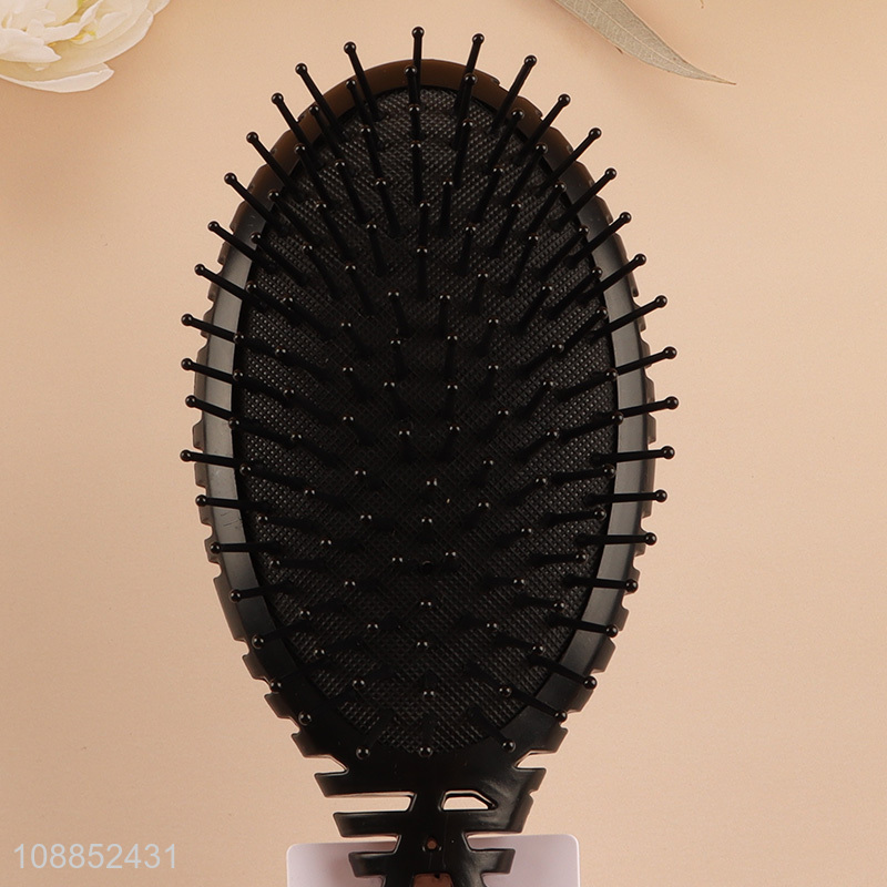 China supplier black massage hair comb with air cushion