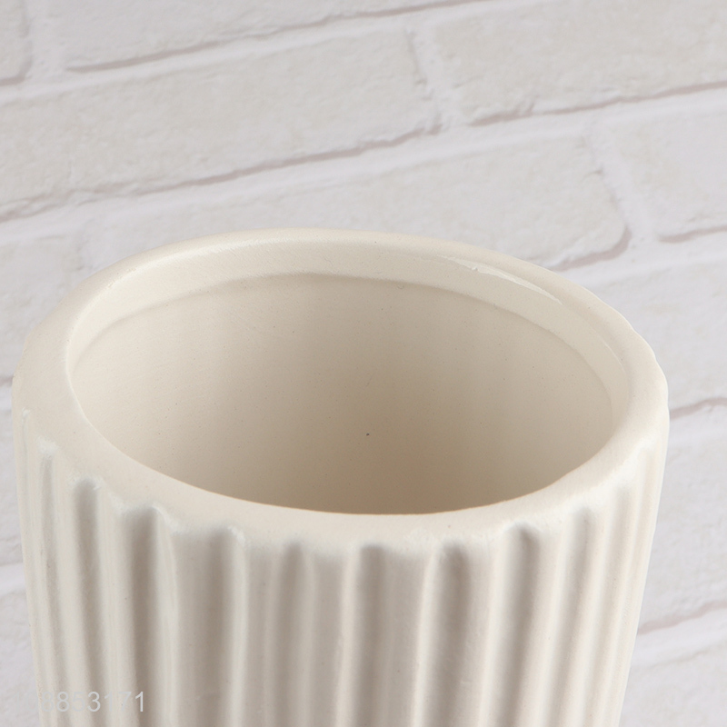 New arrival white ceramic mouthwash cup for bathroom accessories