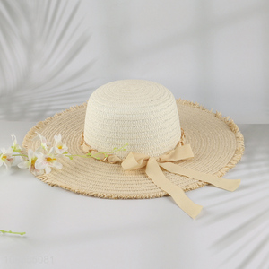 Factory direct sale fashionable summer beach hat straw hat wholesale