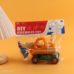 Top quality <em>diy</em> excavator free assembly take apart <em>toys</em>