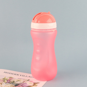 Factory Price Spill-proof BPA Free Plastic Water Bottle with Flip Straw
