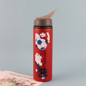 Custom Logo 900ML Stainless Steel Sports Water Bottle with Straw