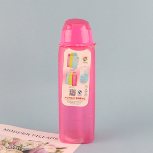 China Imports Durable BPA Free Plastic Water Bottle with Flip Straw