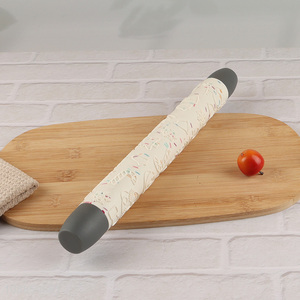 New style silicone cookie embossing rolling pin pastry dough rolling pin