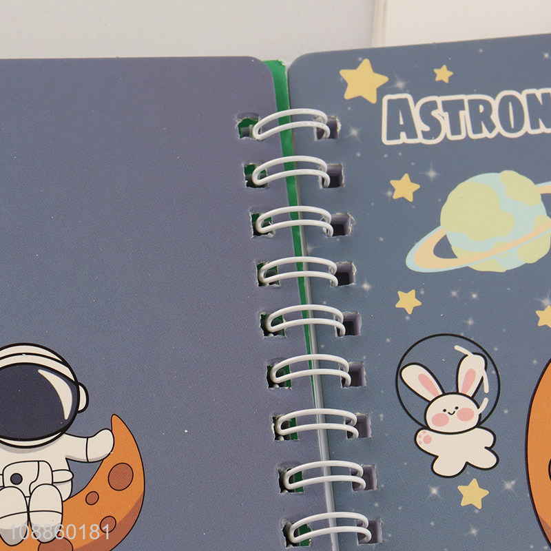 Hot selling astronaut notebook lined spiral notebook for school office