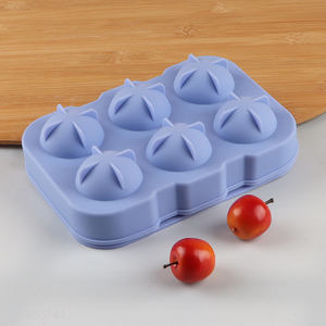 Factory supply silicone ice cube mold ice ball tray