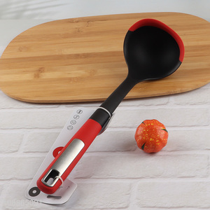 New arrival heat resistant silicone serving ladle non-stick soup ladle