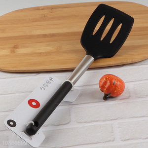 New arrival heat resistant silicone slotted spatula turner for cooking