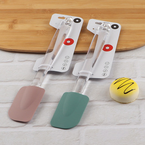 China wholesale food grade silicone spatula scraper for baking cooking