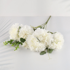 Online wholesale natural white indoor artificial flower for decoration