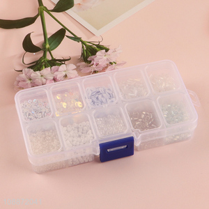 Good quality pop beads diy jewelry bracelet making kit with plastic storage case