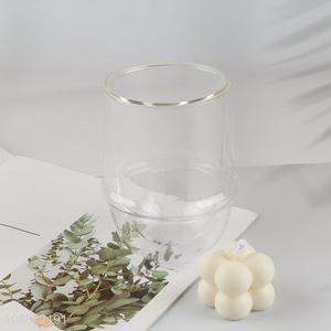 Wholesale double-walled <em>glass</em> <em>cup</em> high borosilicate <em>glass</em> coffee mug