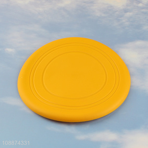 Good quality silicone dog flying disc soft pet flying disc for park