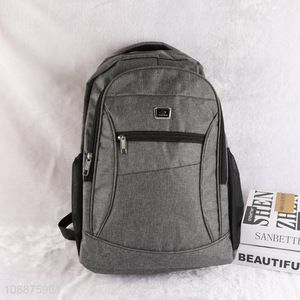 High quality grey men casual sports backpack for travel