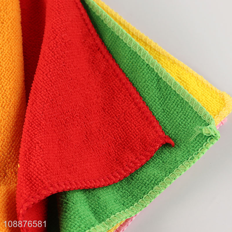 Hot selling 8pcs multicolor cleaning cloth cleaning towel